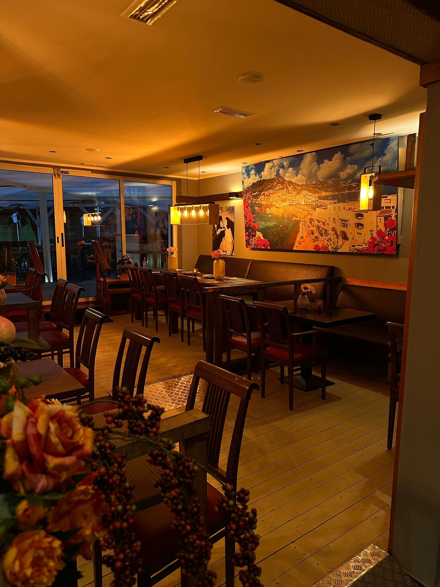 Gemütlicher Innenbereich des italienischen Restaurants Da Paolo 2 in Dortmund