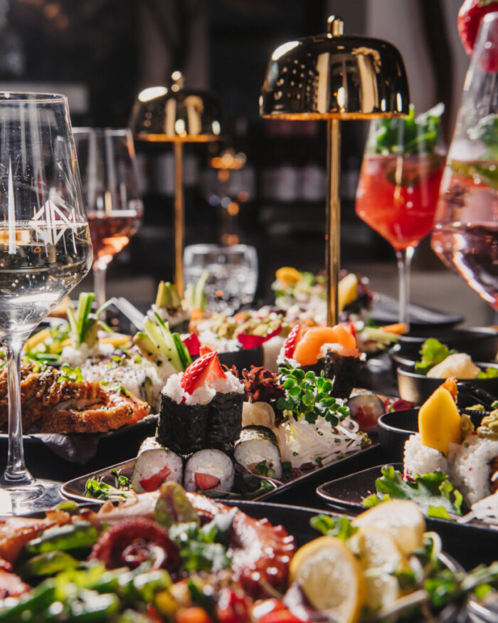 Edles Sushi-Buffet mit exklusiven Cocktails im DEN Restaurant Düsseldorf