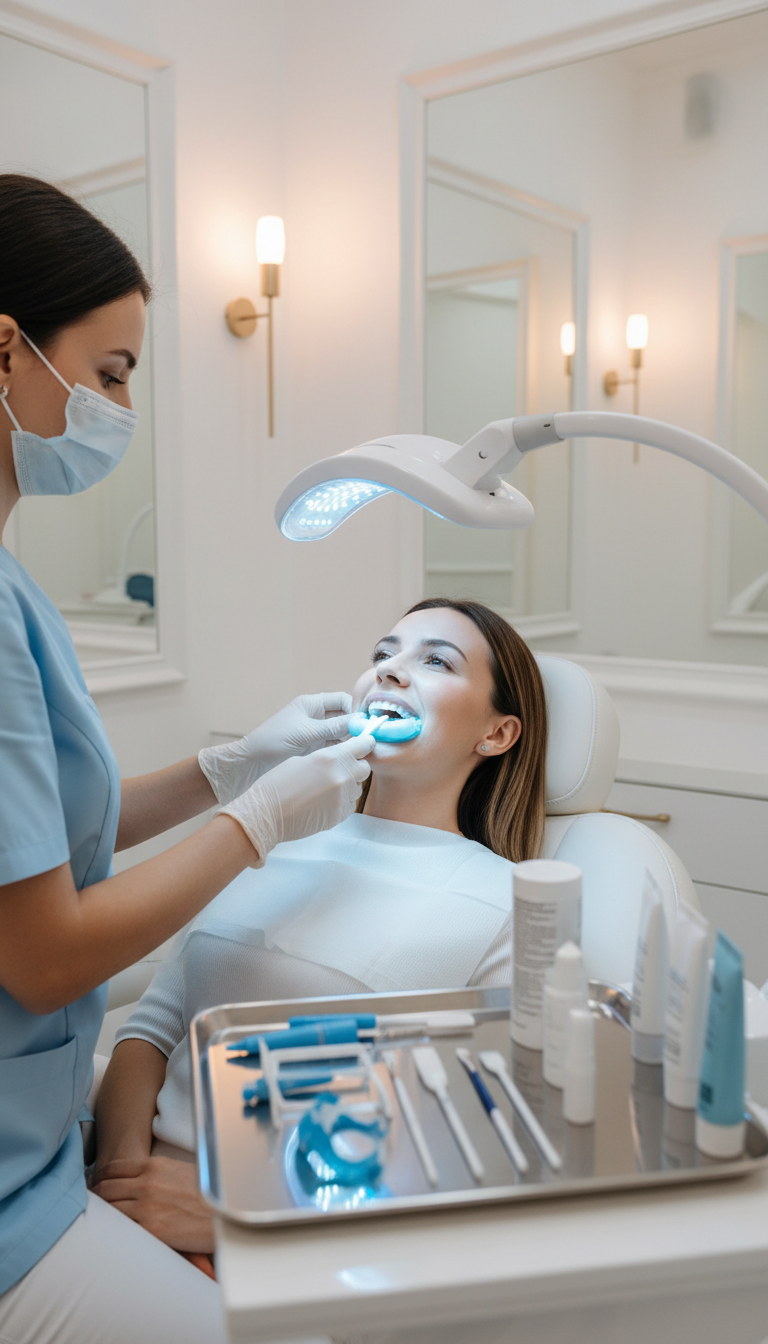 Professionelles kosmetisches Zahnbleaching – Bild 2