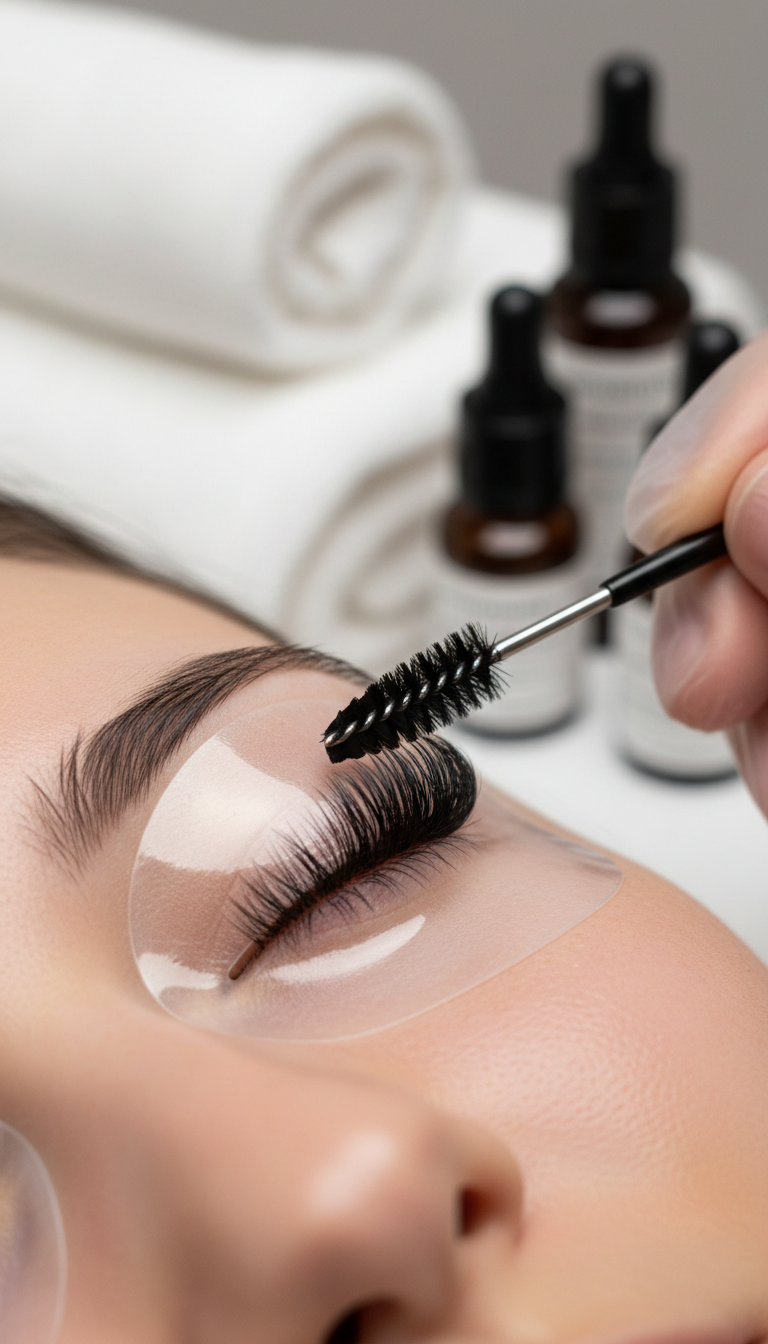 Wimpern-Lifting inkl. Färben – Bild 3