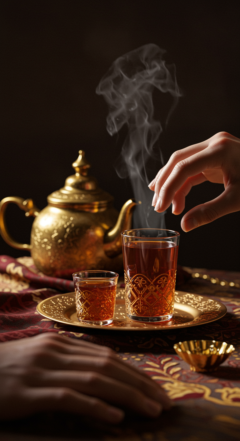 2 traditionell zubereitete Mocca oder 2 Schwarztee mit Cardamom – Bild 4