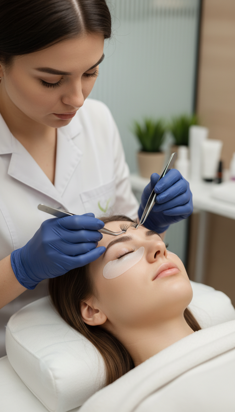 Wimpernverlängerung mit der Volumentechnik – Bild 3