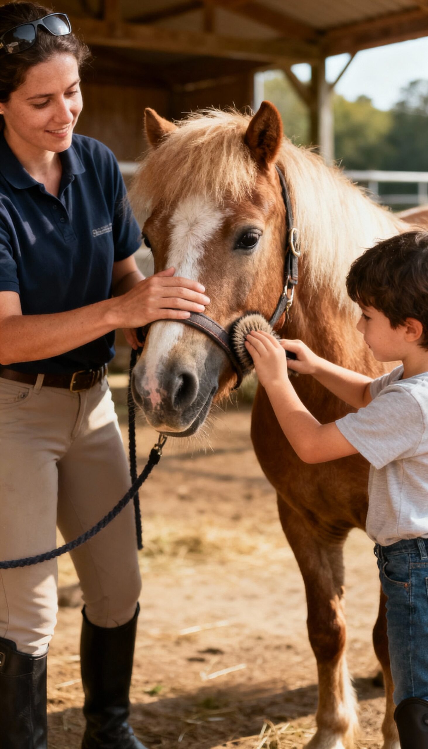 Pony-Erlebnis für bis zu 2 Kinder mit personalisiertem Schlüsselanhänger – Bild 3