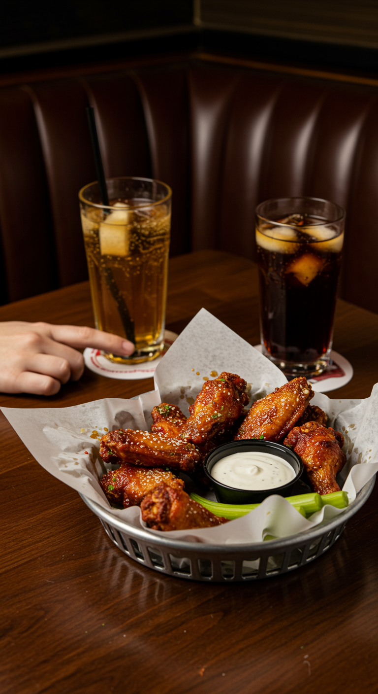 20 Traditional Chicken Wings mit Ranch Dip – Bild 3