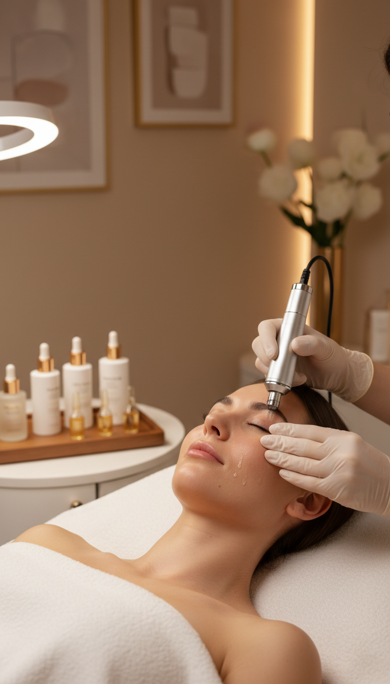 Microneedling-Gesichtsbehandlung – Bild 2