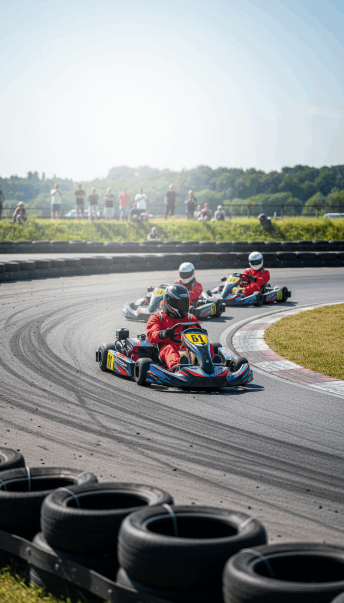 Einzelfahrten auf der Kartstrecke – Bild 2