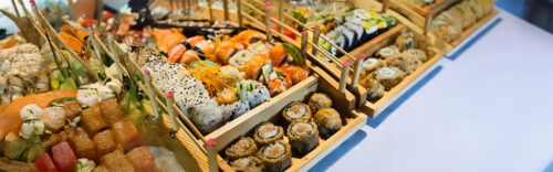 Gourmet-Sushiplatte für bis zu 4 Personen