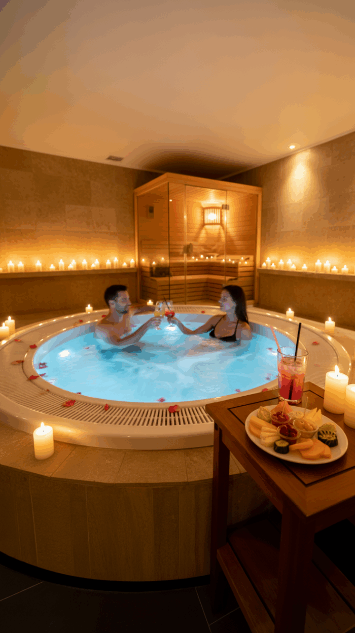 3 Stunden Private Spa mit Candlelight für 2 Personen – Bild 2