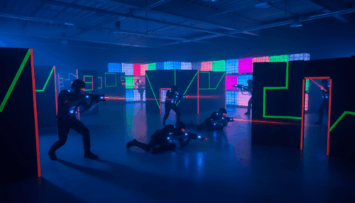 LaserTag-Spiele für bis zu 8 Personen