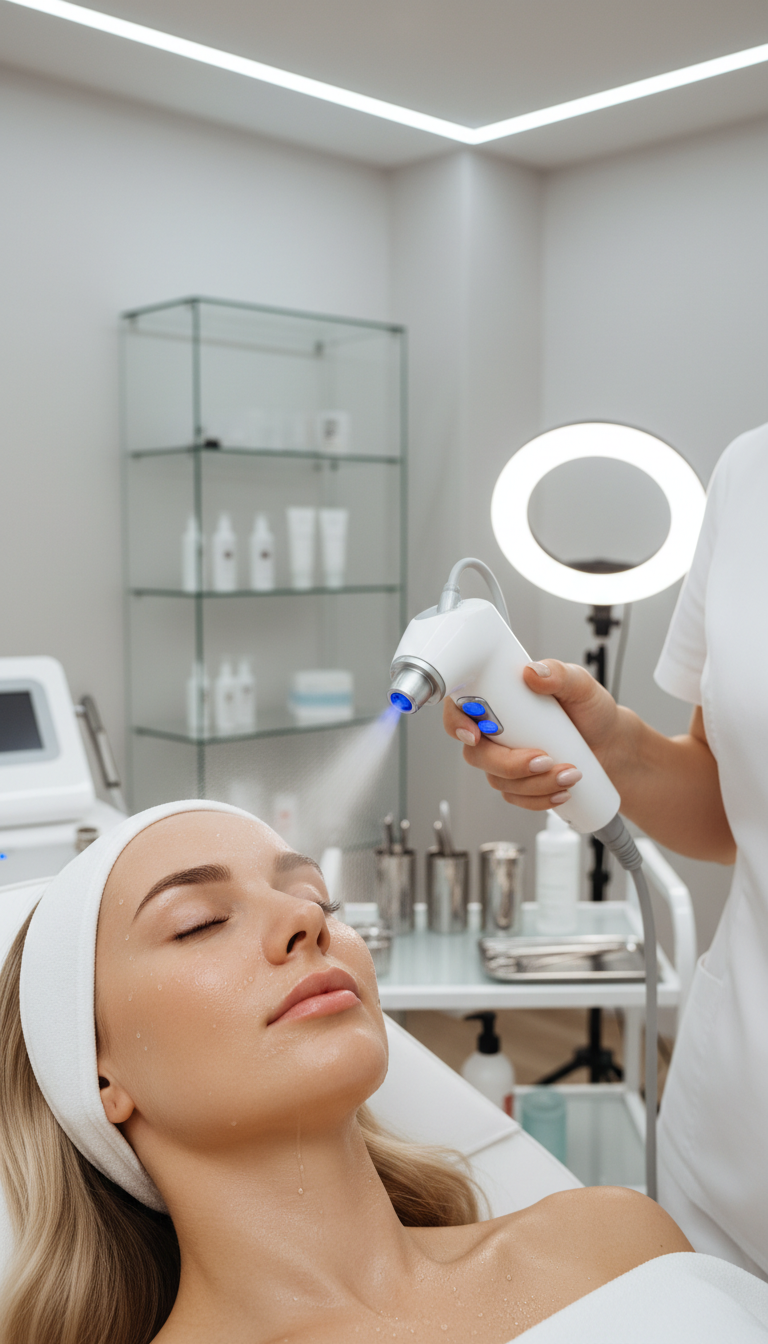 Aquafacial mit Jet Peel und Lichttherapie – Bild 3