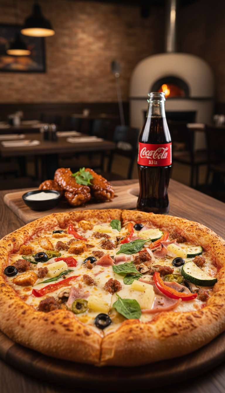 Pizza mit Beilage und Getränk für bis zu 4 Personen – Bild 2