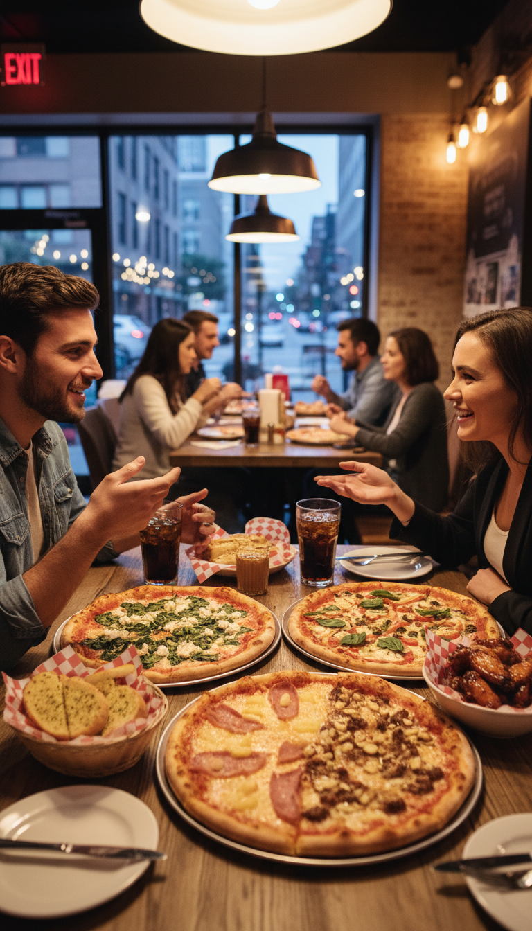 Pizza mit Beilage und Getränk für bis zu 4 Personen – Bild 3