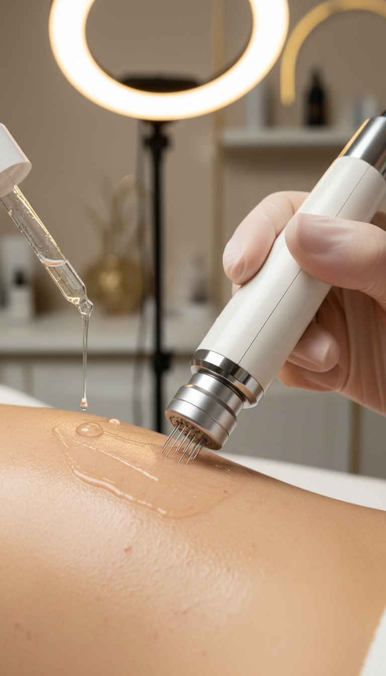 Microneedling mit Derma-Pen und Hyaluron Serum – Bild 4