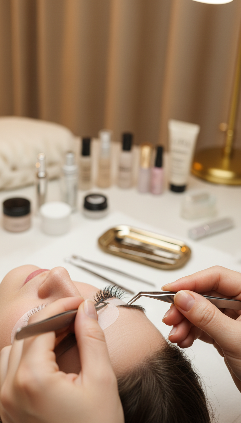 Wimpernverlängerung und Auffüllen – Bild 4