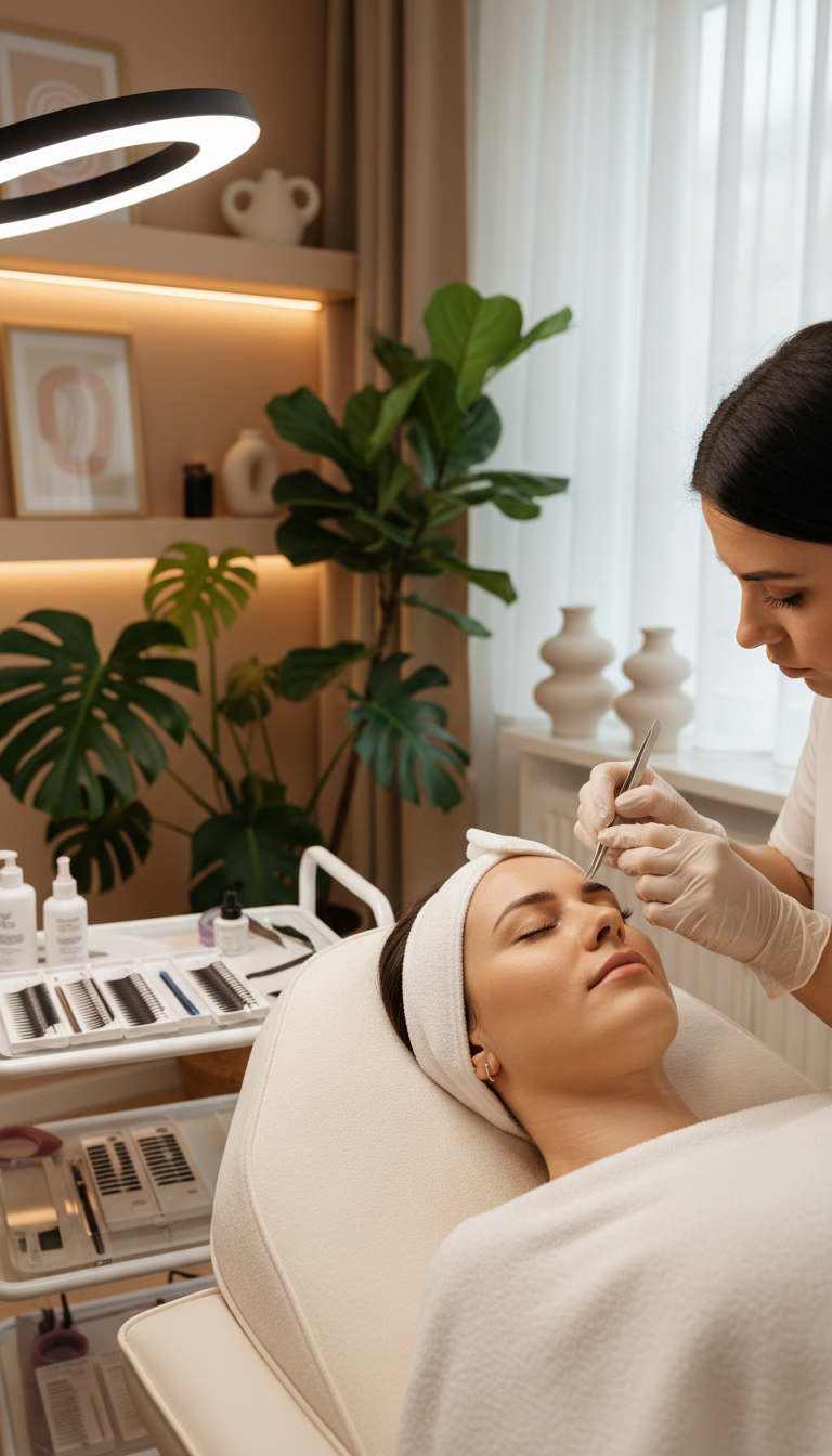 Wimpernverlängerung und Auffüllen – Bild 3