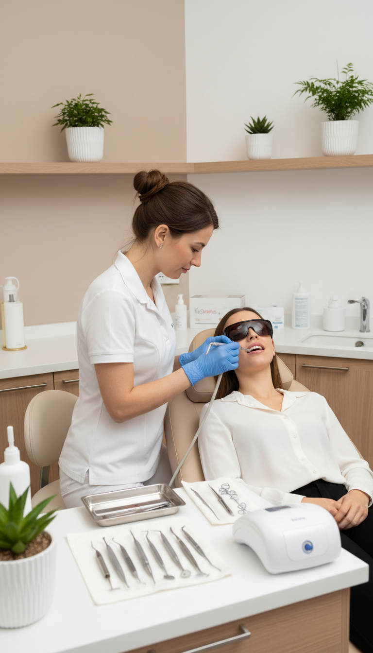 Kosmetisches Zahnbleaching – Bild 4