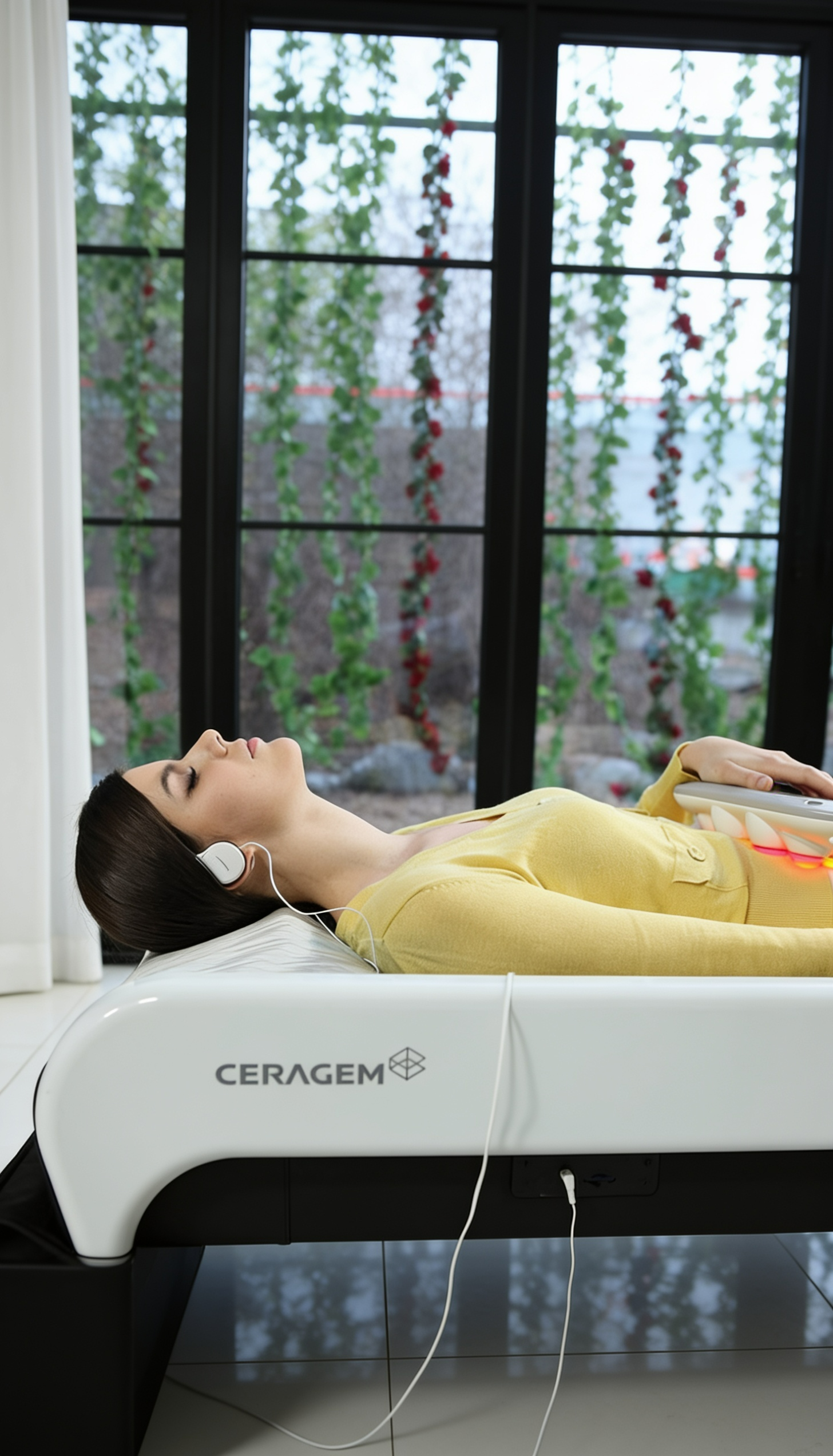Wirbelsäulen-Scan und Tiefenwärme auf der Ceragem Therapieliege – Bild 2