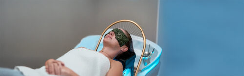 Luxuriöses Head Spa mit Matcha