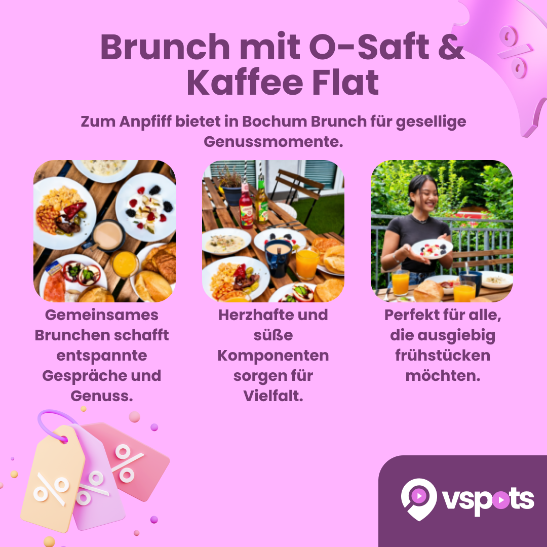 Brunch mit O-Saft & Kaffee Flat für 2 Personen – Bild 6