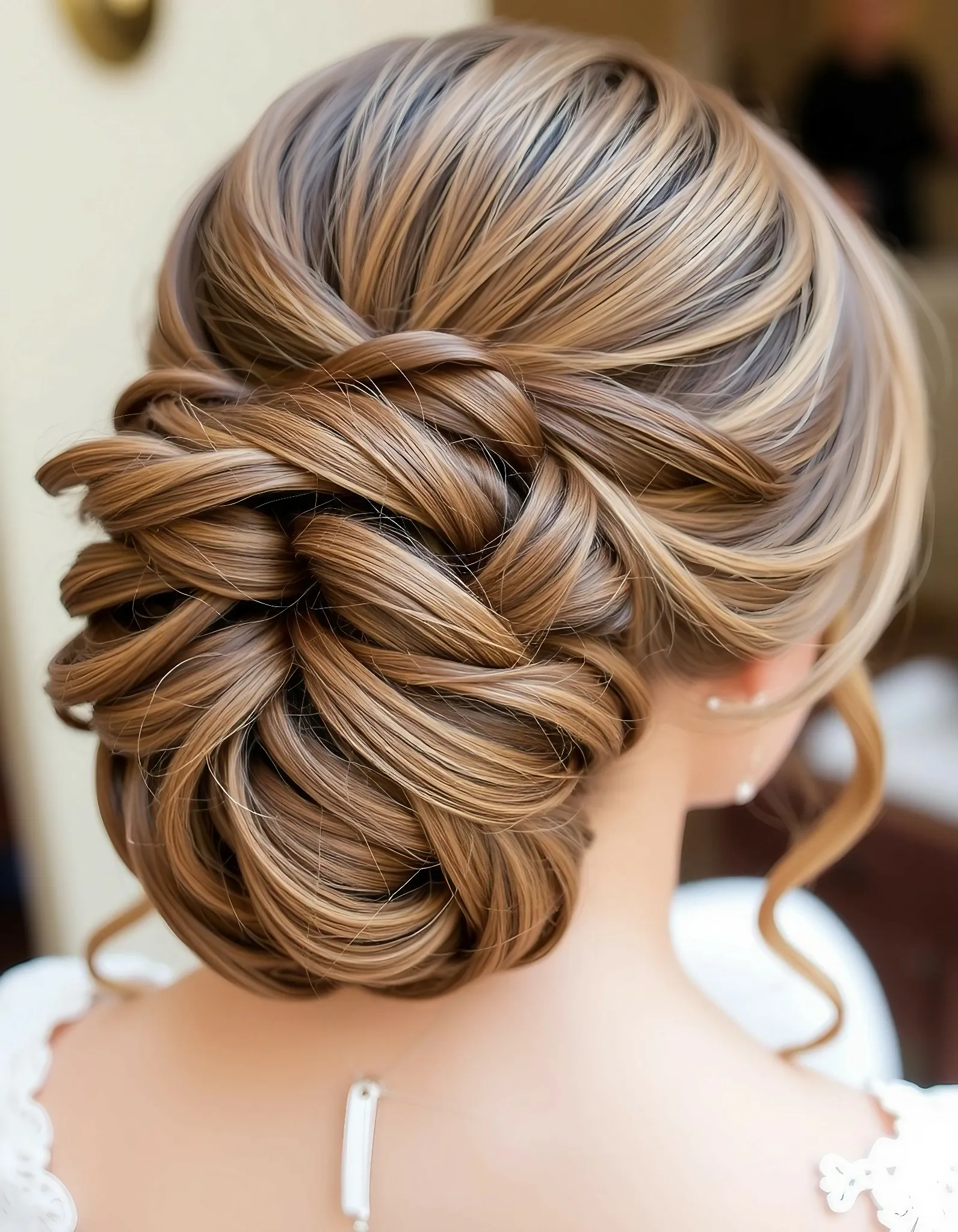 Aufwendig geflochtene Steckfrisur bei Excellent Hair in Wiesbaden