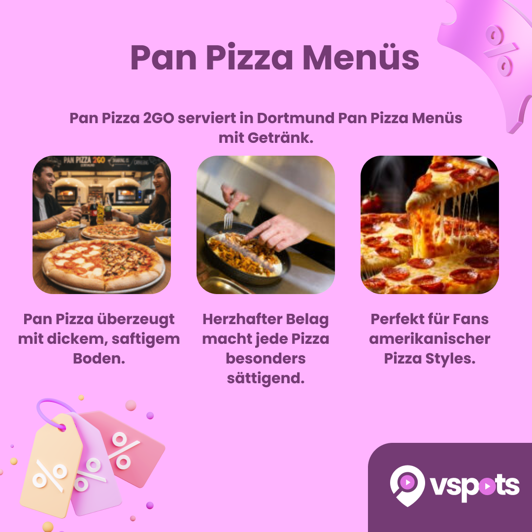Pan Pizza Menüs für 2 Personen – Bild 5