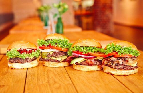 Burger oder Vegan Burger Menü nach Wahl