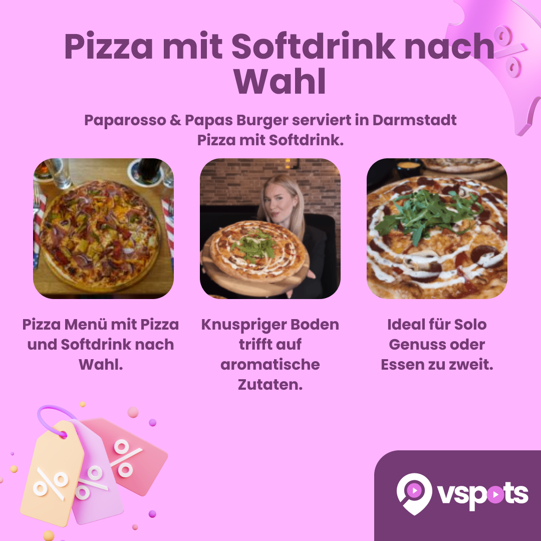 Pizza mit Softdrink nach Wahl – Bild 5