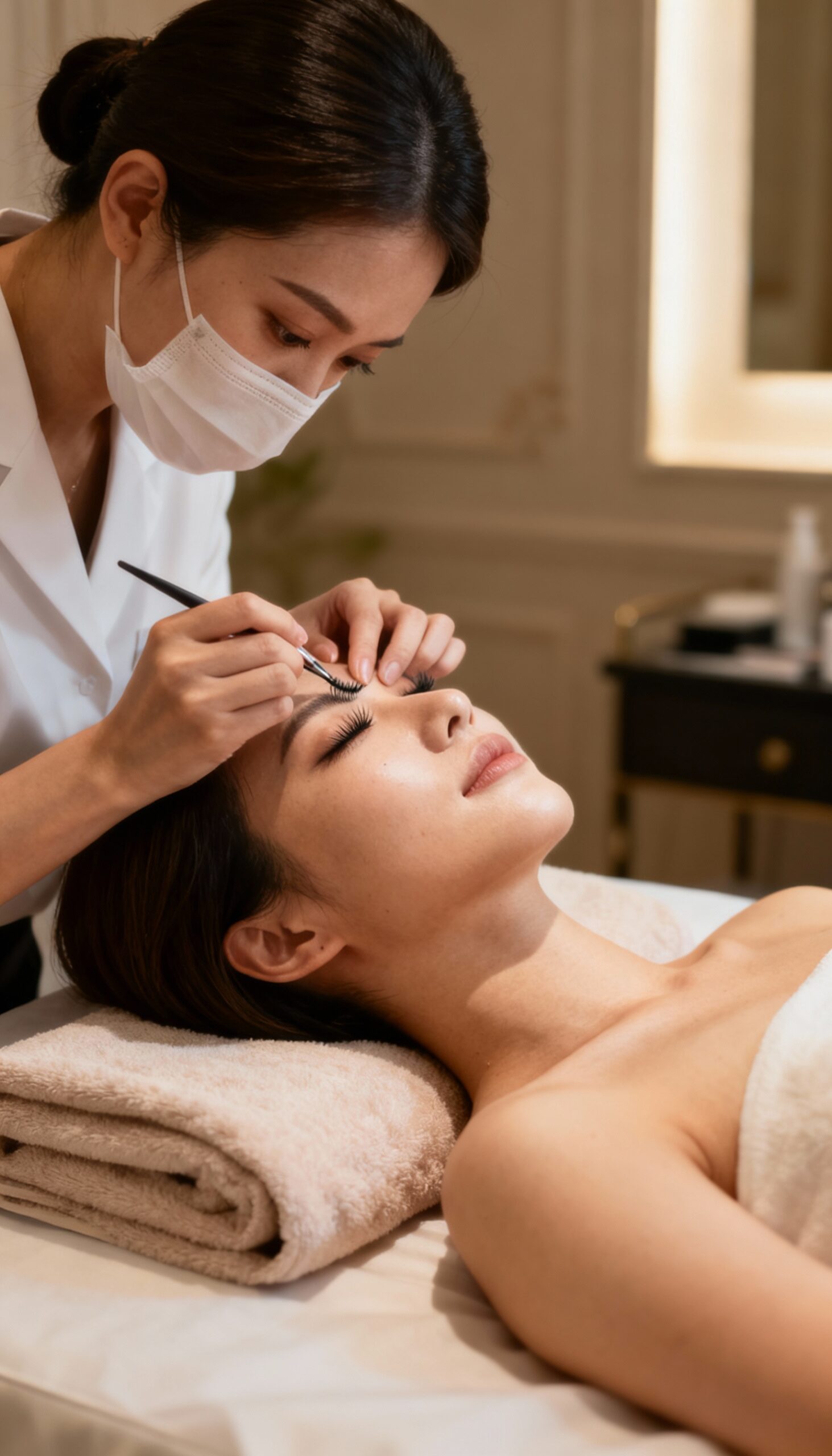 Wimpernverlängerung 1:1 Technik – Bild 3