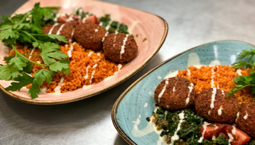 Arabische Bowls mit Limonade nach Wahl für 2 Personen