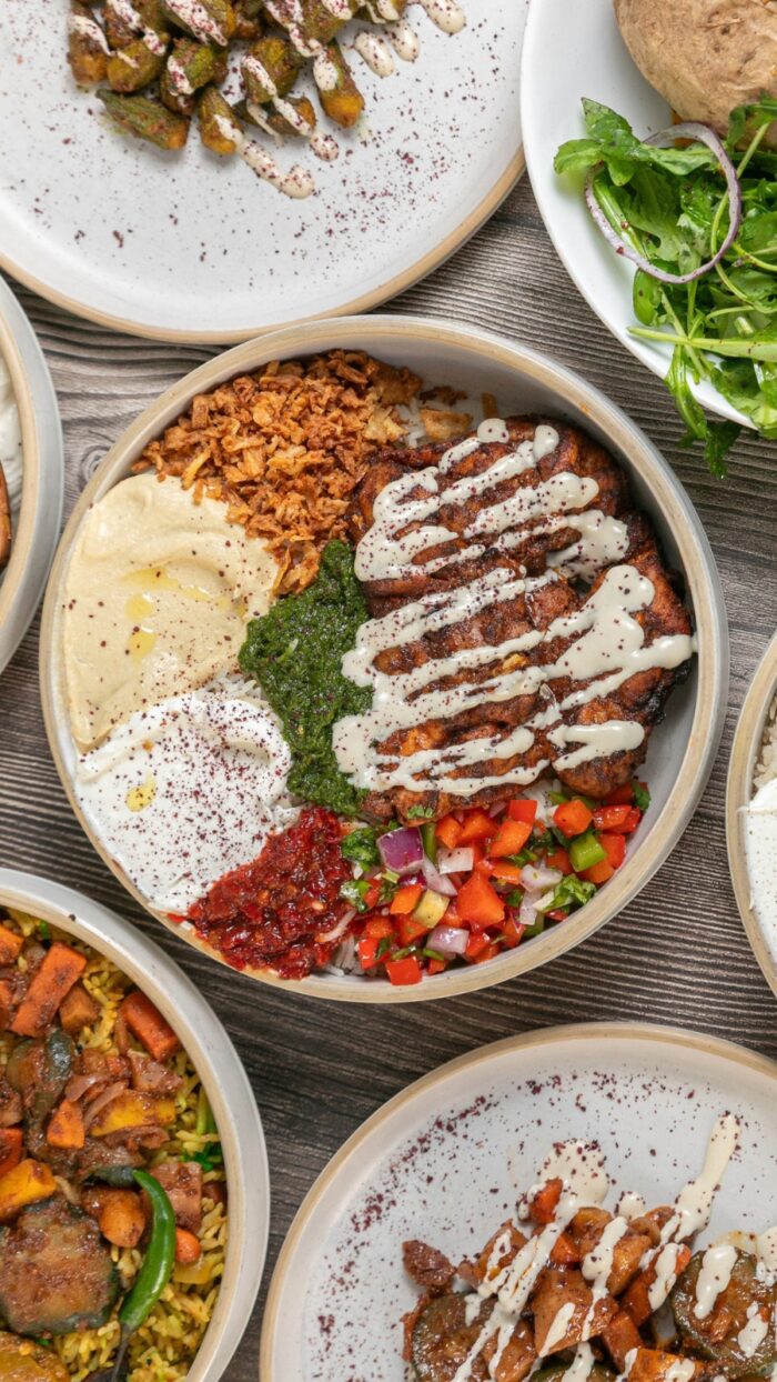Moderne Mid-East Fusion 2-Gänge Sharing Plate für 2 Personen – Bild 2