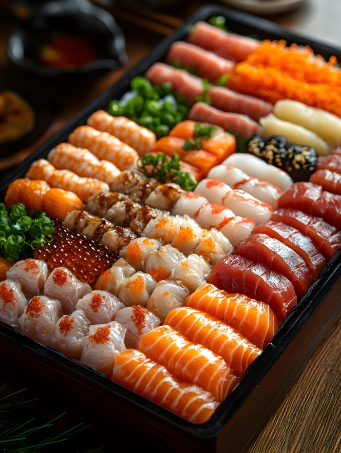 Premium Sushi Dinner Box 60 Stück – Bild 2