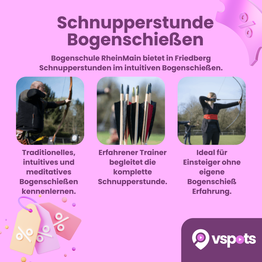 Schnupperstunde Bogenschießen für 2 Personen – Bild 5