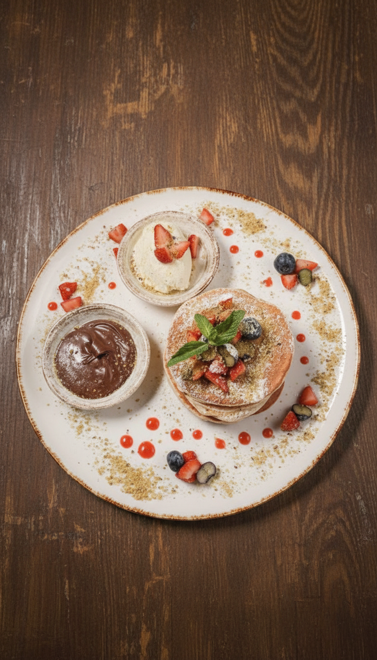 Pancakes oder French Toast & Heißgetränk für 2 Personen – Bild 3