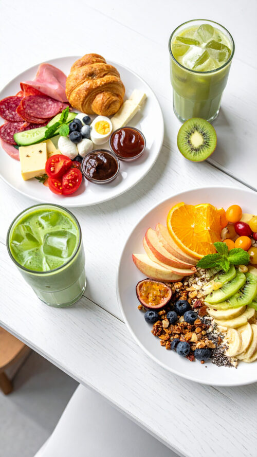 Bowl oder Frühstücksplatte & Matcha für 2 Personen