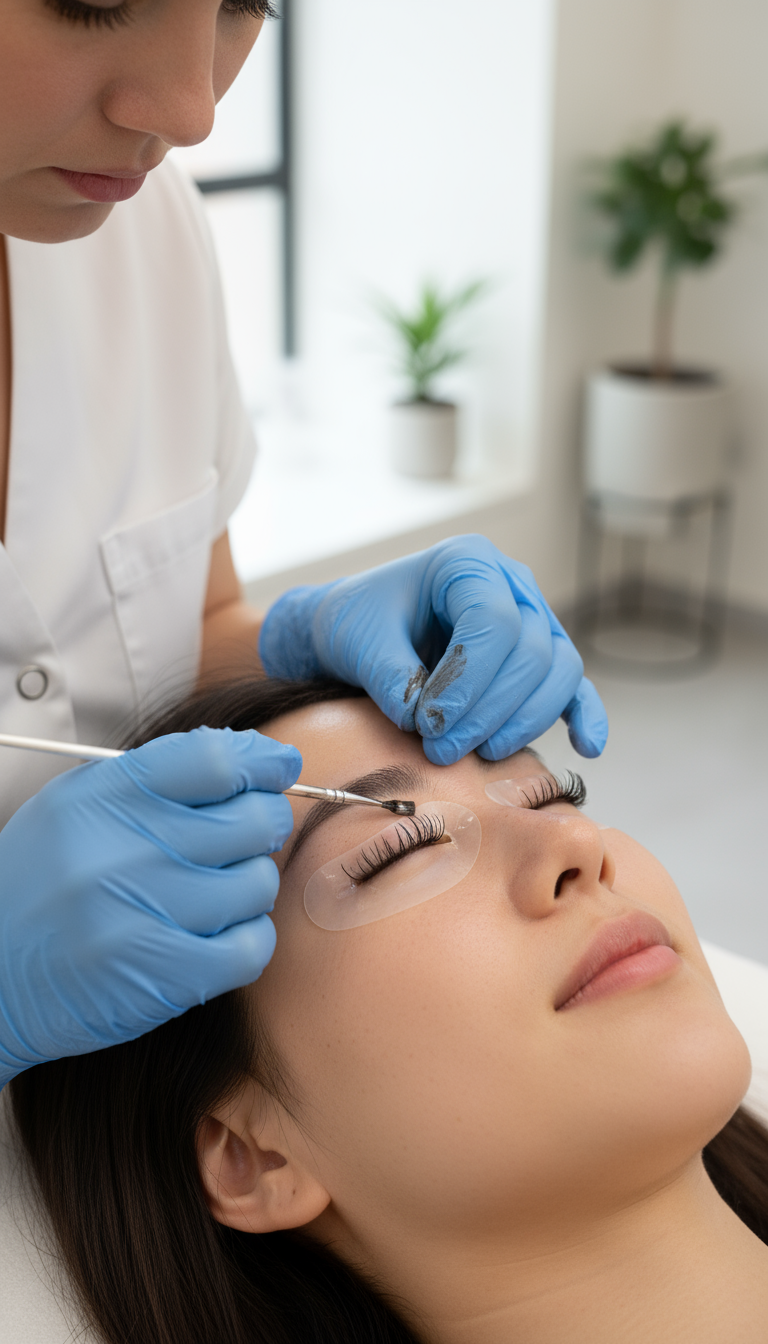 Korean Lash Lifting mit Färben – Bild 2