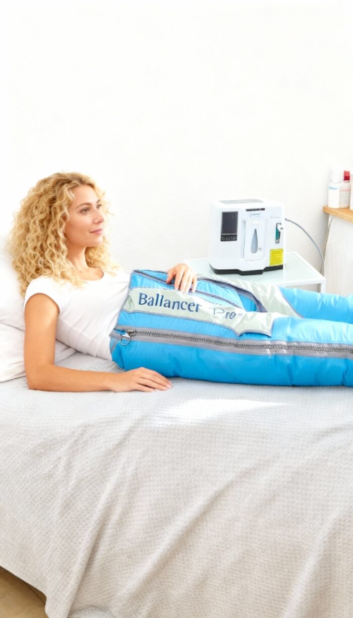 Lymph-Massage mit Kompressionshose – Bild 2