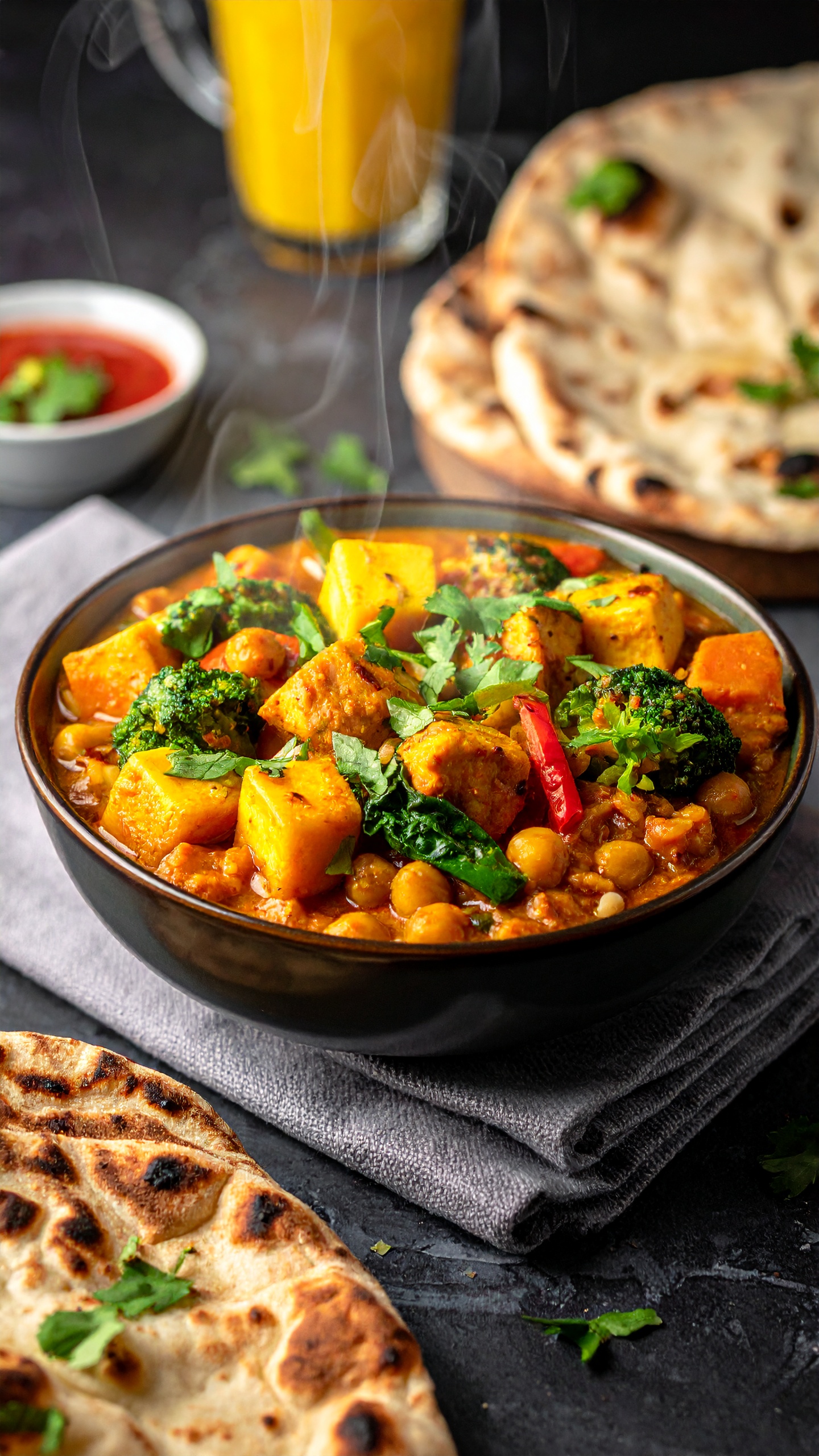 Indische Curry Bowl & Getränk für 2 Personen – Bild 3