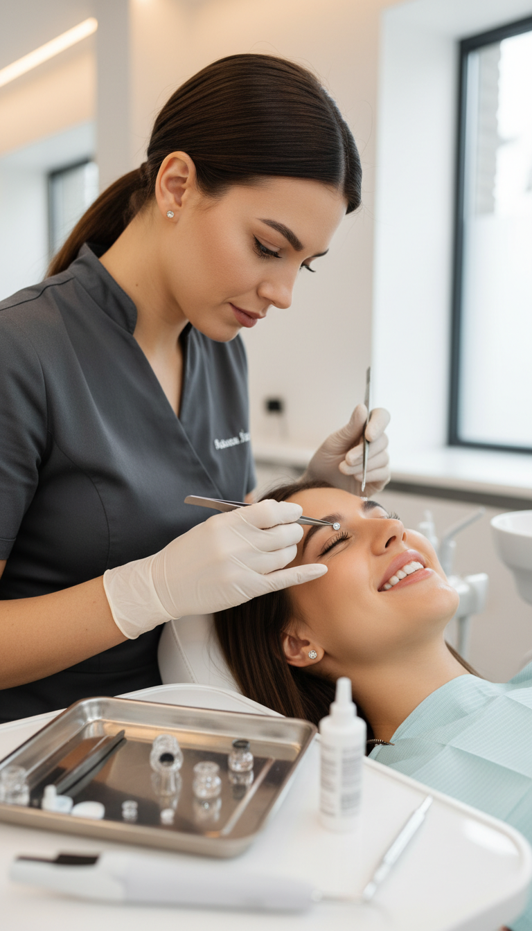 Kosmetische Zahnreinigung & Zahnschmuck – Bild 3