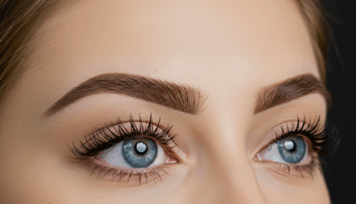 Microblading mit Puderschattierung