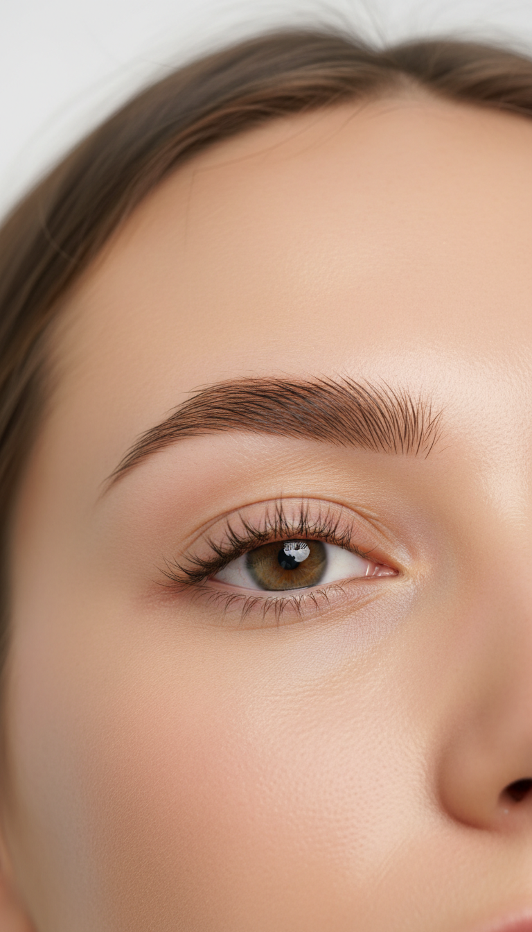Microblading mit Puderschattierung – Bild 4