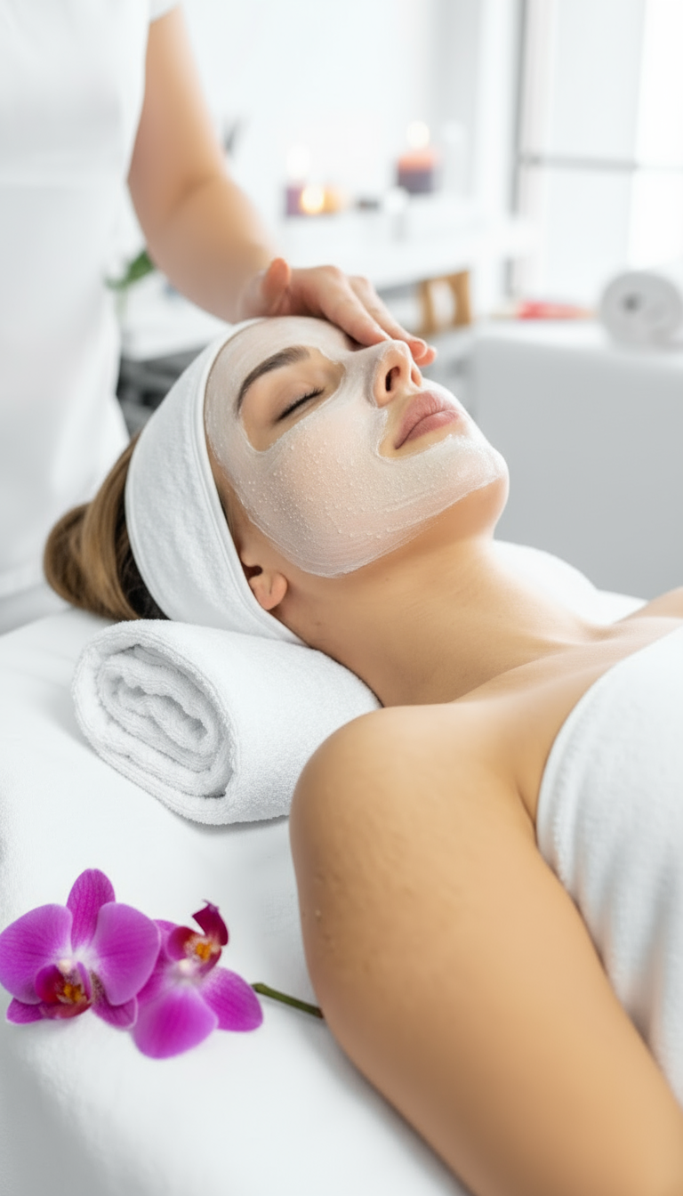 Entspannende Gesichtsbehandlung – Bild 4