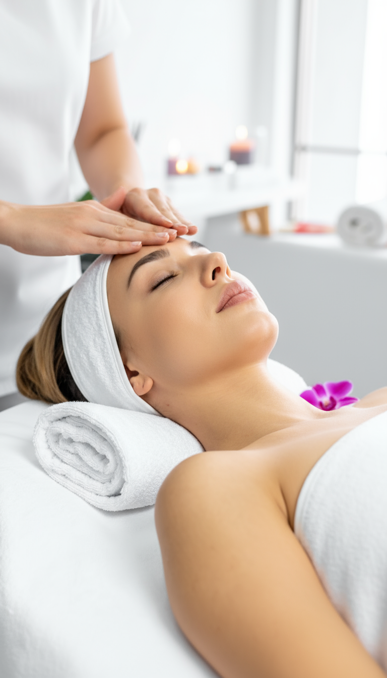 Entspannende Gesichtsbehandlung – Bild 2