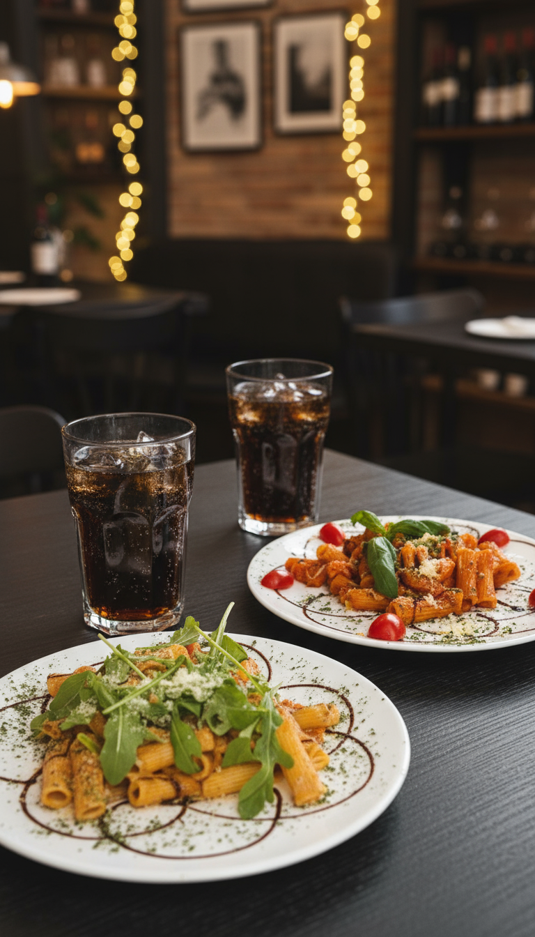 Pasta-Gerichte & Getränke für 2 Personen – Bild 3