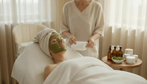 Aquafacial & Green Peeling