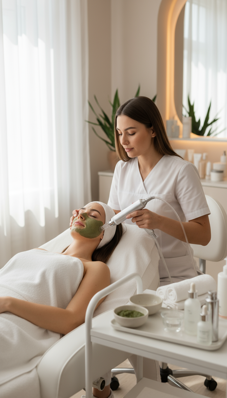 Aquafacial & Green Peeling – Bild 3