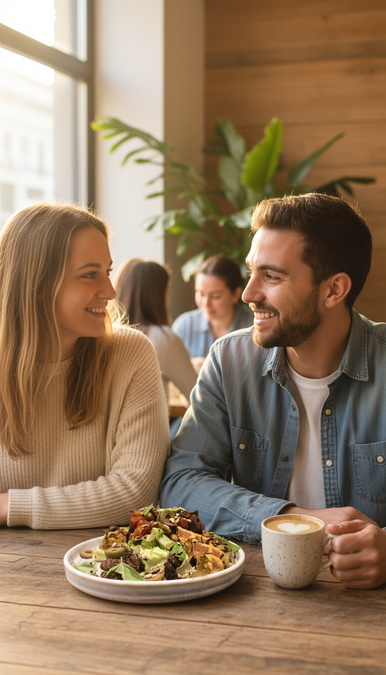Lunch oder herzhafte Waffel & Heißgetränk für 2 Personen – Bild 3