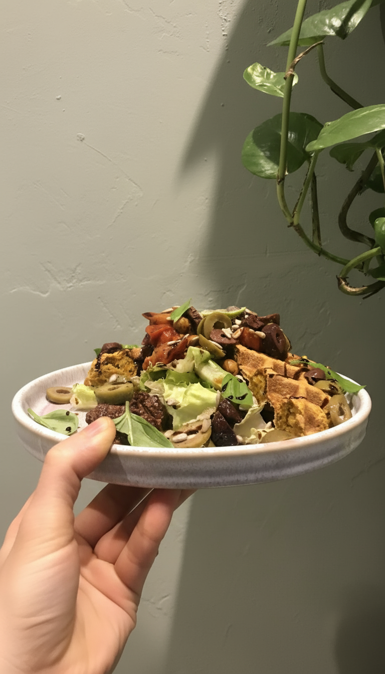 Lunch oder herzhafte Waffel & Heißgetränk für 2 Personen – Bild 2