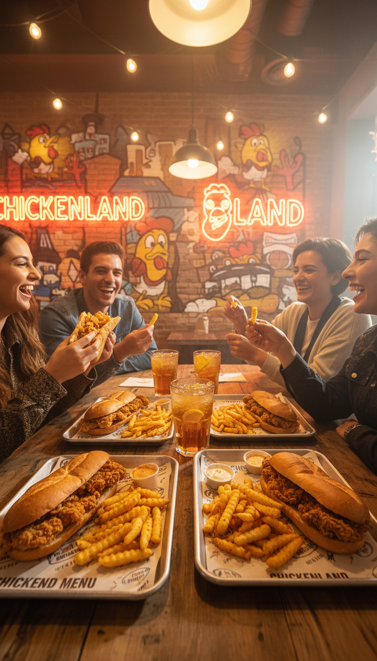 Crispy Baguette oder Chicken Burger Menü für 2 Personen – Bild 4