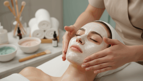 Gesichtsreinigung oder Aqua-Facial