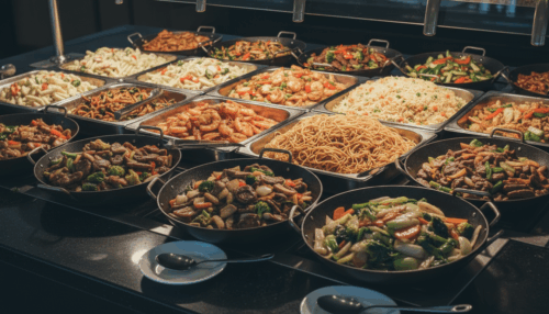 Asiatisches All-You-Can-Eat Buffet für 2 Personen